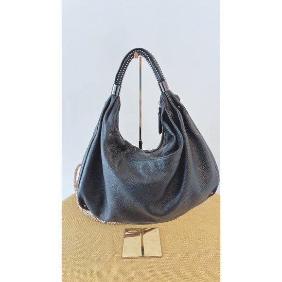 Vintage Kenneth Cole Shoulder Tote bohemia handbag Women’s black - Picture 5 of 10